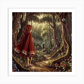 Little Red Riding Hood Art Print