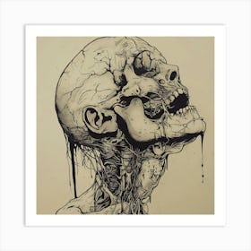 Skull Head 1 Art Print