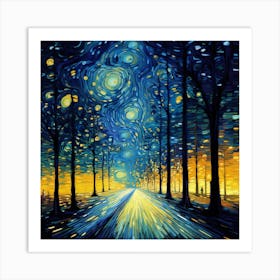 Starry Night 31 Art Print