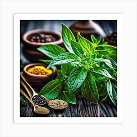 Herbs And Spices 3 Art Print