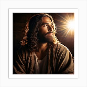 Jesus Love For Us Art Print