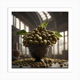 Green Beans In A Bowl 8 Art Print