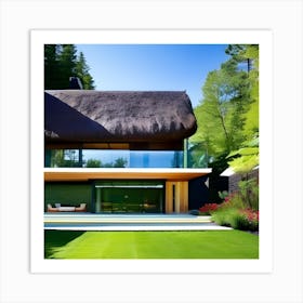 Thatched House Art Print