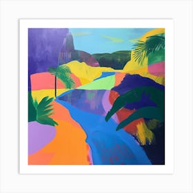 Abstract Travel Collection French Guiana 1 Art Print