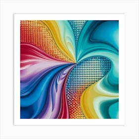 A Stunning Piece Of Abstract Wall Art Featuring A 7rs4glhrqggr799lbqhc5a Pww3bzzet Yzm3tadi5n8q 1 Art Print