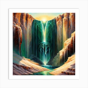 Waterfall 11 Art Print