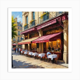 Bordeaux Cafe des Arts France Art Print 1 Art Print