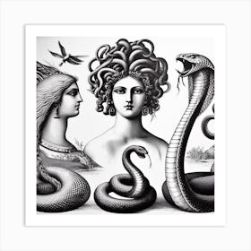 Medusa 3 Art Print