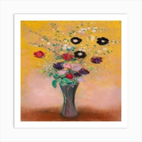 Flowers In A Vase 23 Art Print