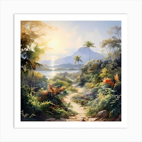 Caribbean Retreat Art Print