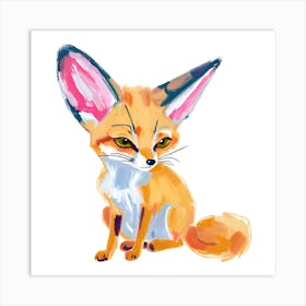 Fennec Fox 01 1 Art Print