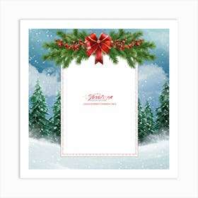 Christmas Card 8 Art Print