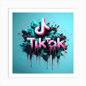 Tiktok Logo 1 Art Print