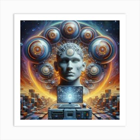 Psychedelic Universe Art Print