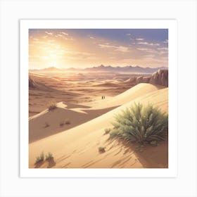 Desert Landscape 7 Art Print