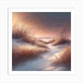 Sand Dunes Art Print