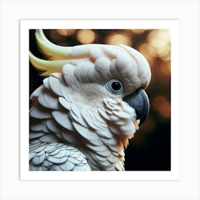 White Cockatoo 1 Art Print