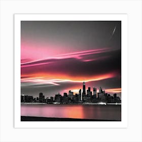 Chicago Skyline 8 Art Print