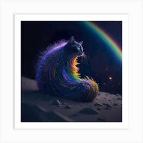 Cat Galaxy (129) Art Print