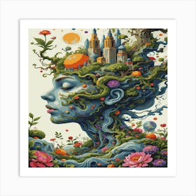 Woman Tree Of Life Art Print