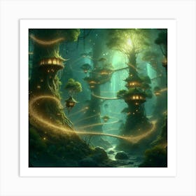 Fairytale Forest 28 Art Print