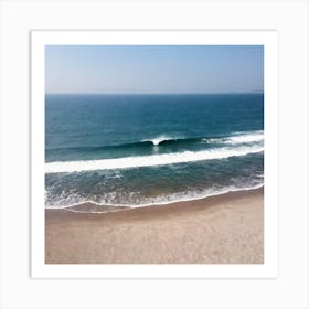 Aerial View Of A Beach 6 Art Print