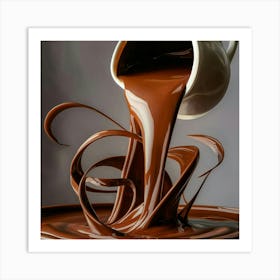 Chocolate Pouring 5 Art Print