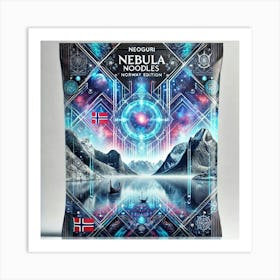 Norway Background Packaging Scifi 1 Art Print