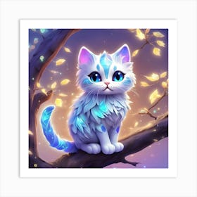 Fairy Cat 1 Art Print