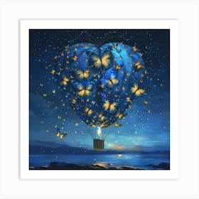 Butterflies In The Sky 1 Art Print