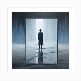 Icy Reflection Art Print