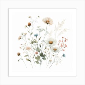 Wildflowers 1 Art Print