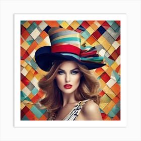 Hat Fashion Art Print