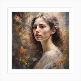 Ethereal Impressionism Echoes Of Existence Resonate Art Print