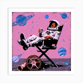 Astronaut In space 1 Art Print