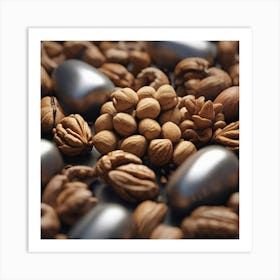 Walnuts And Nuts 1 Art Print