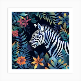 Serene Stripes (7) Art Print