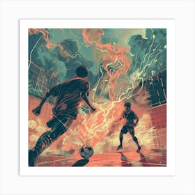 Futsal Game Art Print