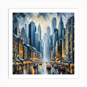 Sydney Foggy Art Print