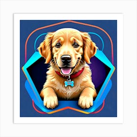 Golden Retriever Art Print