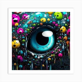 Eye Of Love Art Print