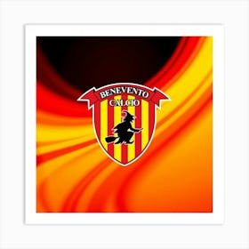 Benevento Calcio Logo Wall Art 4 Art Print