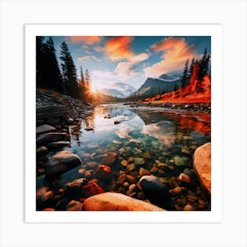 Rawson Lake Art Print