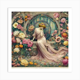 Rose Garden 1 Art Print