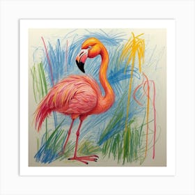 Flamingo 79 Art Print