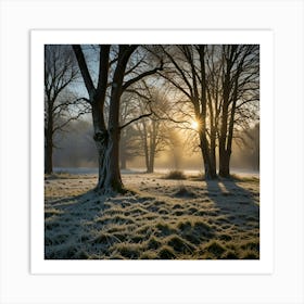 Frosty Morning Art Print