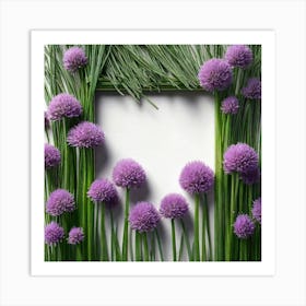 Frame Of Flowers 6 Art Print