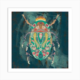 New World Scarab Beetle Art Print