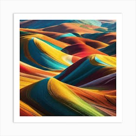 Rainbow Hills 2 Art Print