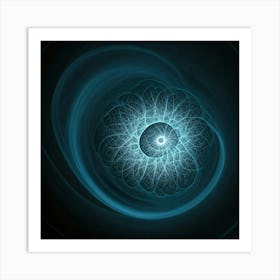 Fractal Spiral Art Print